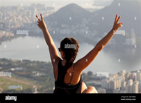 View Of Two Brother Mountain Rio De Janeiro Stock Photo Alamy