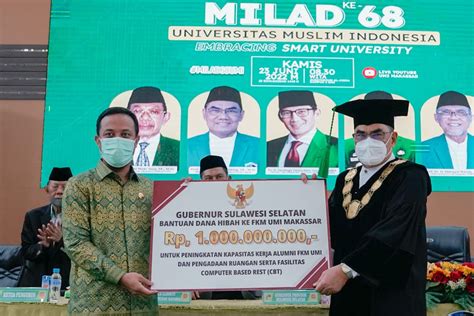 Tahun Umi Bantuan Hibah Senilai Rp Milliar Jadi Kado Gubernur