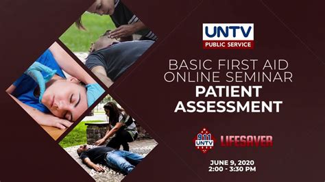 Day 4 Patient Assessment Lifesaver Basic First Aid Webinar Youtube