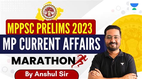 Mppsc Pre Unit Mppsc Mp Current Affairs Marathon Part Ii