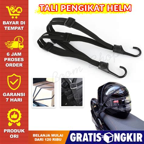 Tali Pengikat Helm Motor Karet Pengikat Helm Jaring Helm Jok Motor Ltd