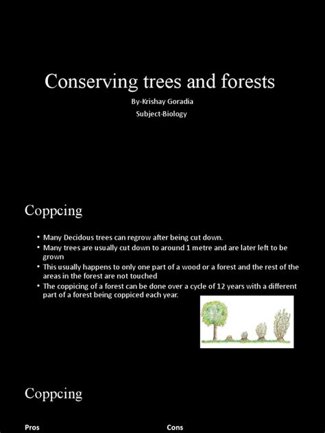 Conserving Trees and Forests | PDF