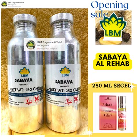 Jual Sabaya Inspired By Sabaya Al Rehab Ml Segel Alumunium Lbm