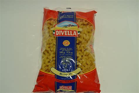 Pasta Divella No 37 Riccioli Italian Pasta 500g Amazon Co Uk Grocery