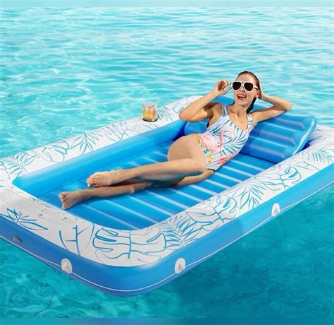 Inflatable Tanning Pool Lounger Float Jasonwell In Sun Tan Tub