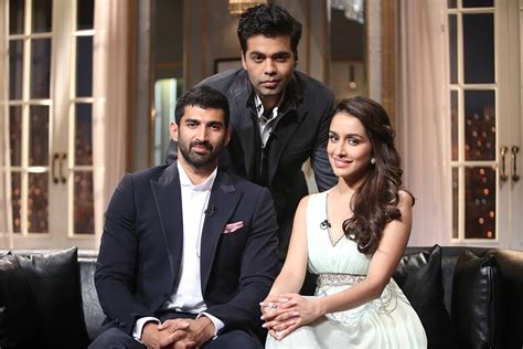 Koffee With Karan Aditya Roy Kapur Shraddha Kapoor Tv Episode