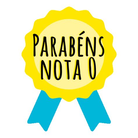 Parabens Nota Zero Sticker By No Mia Bo Mia