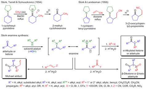 每日有机反应机理分享（33）——酮的α位酰化，stork烯氨合成 知乎