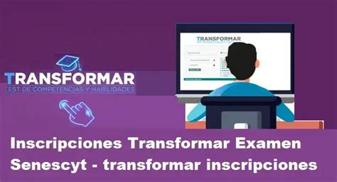 Inscripciones Transformar Test Examen Senescyt Transformar