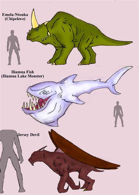 Cryptids E J By Cybopath On Deviantart Mythological Creatures