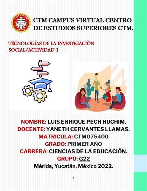 Actividad Tecnicas De La Investigacion Social Ctm Campus Virtual