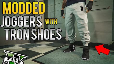 Modded Joggers With Tron Shoes Outfit Tutorial Xbox Ps Pc Gta V