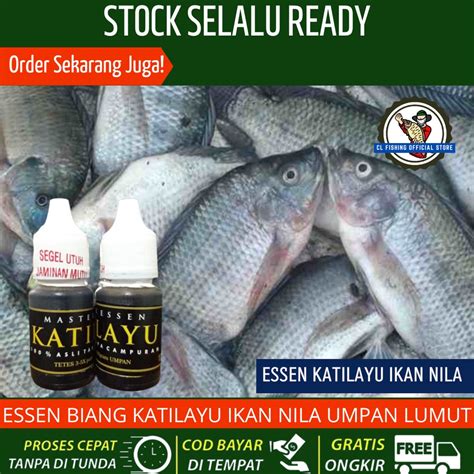 Jual Master Essen Getah Katilayu Ikan Nila Umpan Putih Dan Lumut Untuk