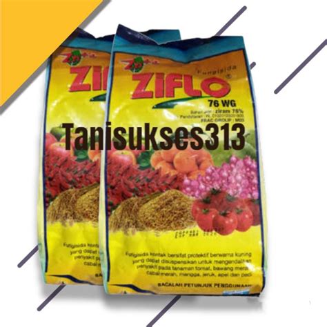 Jual Fungisida Ziflo 800gram Obat Jamur Patek Pada Tanaman Ziflo 76wg