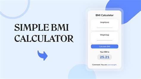 Create A Bmi Calculator With Javascript To Measure Your Body Mass Index