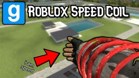 Gmod Addon Showcase Roblox Speed Coil Youtube