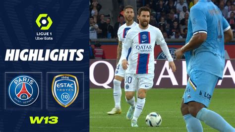 PARIS SAINT GERMAIN ESTAC TROYES 4 3 Highlights PSG ESTAC