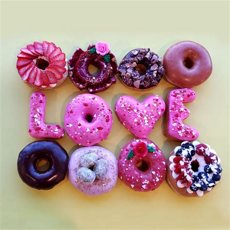 Valentines Day Donuts Set Love Jarams Donuts Online Store