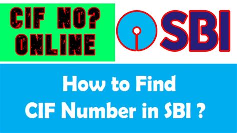 2020 Sbi How To Find Cif Number In State Bank Of India Online