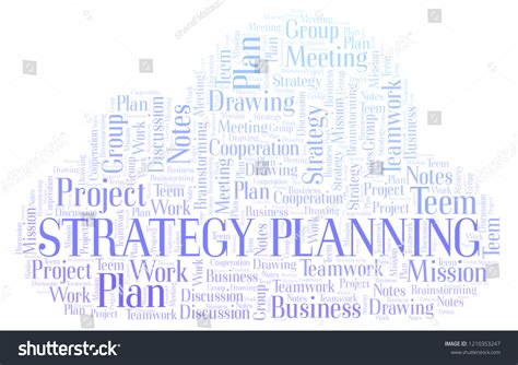 Strategy Planning Word Cloud Stock Illustration 1210353247 Shutterstock