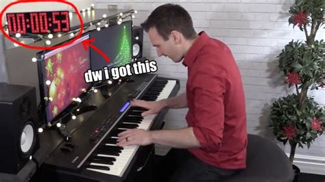 Pianist plays 8 Christmas songs in 6 styles in ONE MINUTE - and nails ...