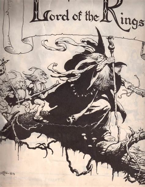 Check Out These Beautiful ‘lord Of The Rings’ Illustrations By Frank Frazetta