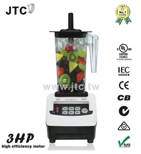 JTC OmniBlend Commercial Fruit Ice 3HP Blender 1 5 Liter With Hi Med