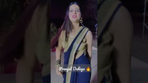 Pranjal Dahiya Tiktok । Pranjal Dahiya New Song । Pranjal Dahiya Saree