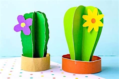 3d Paper Cactus