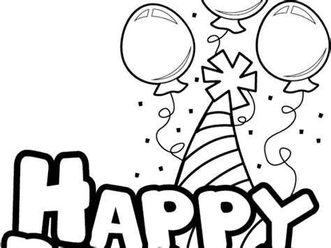 happy birthday clipart black and white 10 free Cliparts | Download ...