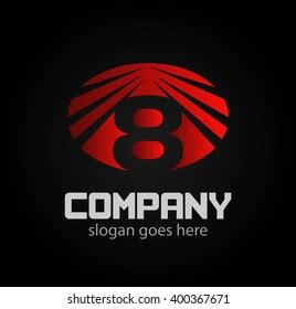 Number 8 Logo Vector Logotype Design Stock Vector (Royalty Free ...