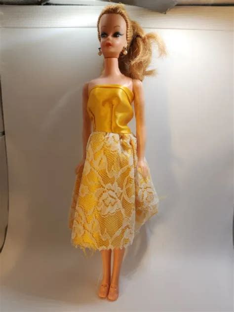 VINTAGE 1960 S BARBIE Clone Uneeda Wendy Blonde Ponytail Doll 23 56