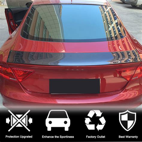 Audi A7 S7 Rs7 Carbon Fiber Trunk Spoiler And Rear Wing Exterior Mods
