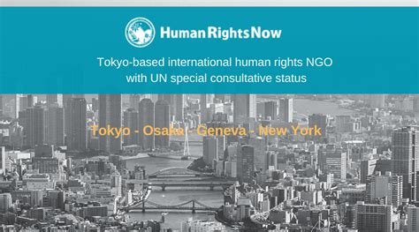 Human Rights Now Global Site Human Rights Now Hrn Is An