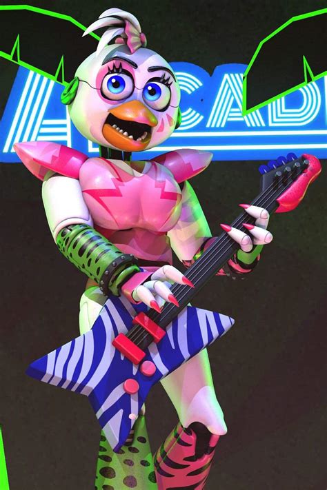 Así Se Vería Glamrock Chica En Security Breach Fnaf Amino Español Amino