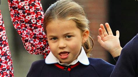 Princess Charlotte Arrives For First Day At School With Kate Middleton