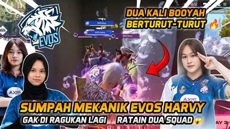 Ngeri Evos Harvy Gak Ada Obat Dua Squad Rata Dan Dua Kali Booyah