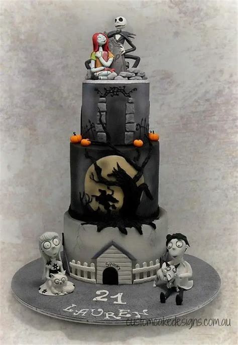 Tim Burton Birthday Cake