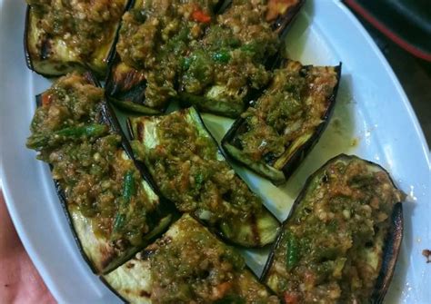 Resep Terong Bakar Sambal Ijo Oleh Tutie Ichwani Cookpad