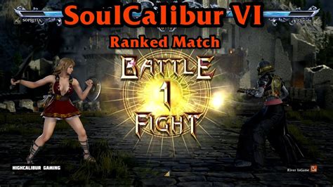 Soulcalibur Vi Sophitia Vs Xianghua River Ingame Ranked Match Youtube