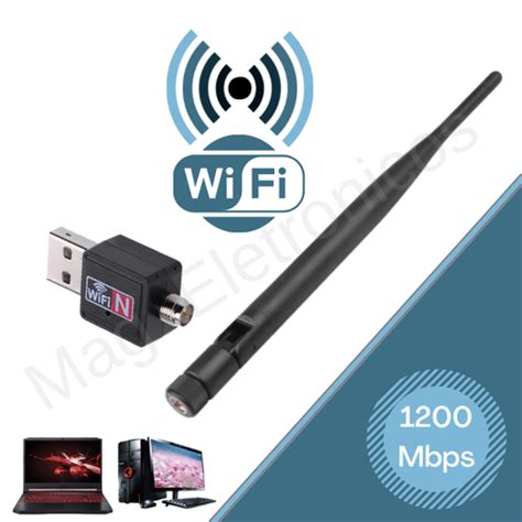 Adaptador Receptor Antena Wifi Usb Wireless Para Pc E Notebook A Partir De R 18 71