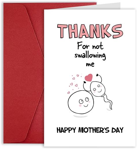 Moco Paper Rude Mothers Day Card Ts For Mom Funny Mothers Day Card For Women