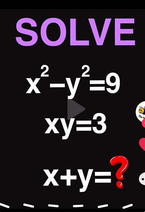 Solved Solve X 2 Y 2 9 Xy 3 The I X Y