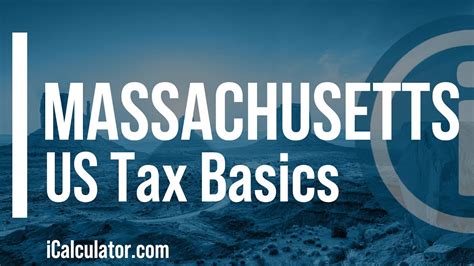 Massachusetts State Taxes Explained Your Comprehensive Guide Youtube