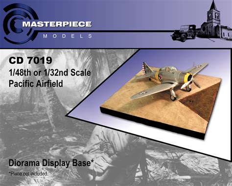 Master Piece Models Cd7019 Pacific Airfield Diorama Display Base