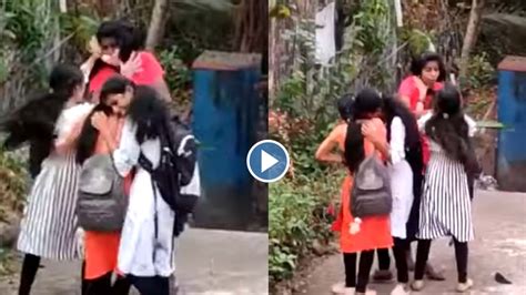 Viral Girl Fight Video Omg Video School Girls Fighting Video Infront Of