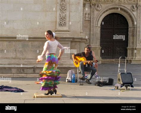 Flamenco Dancer Seville Andalusia Spain Stock Photo Alamy