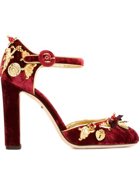 Dolce And Gabbana Embellished Pumps Modesens