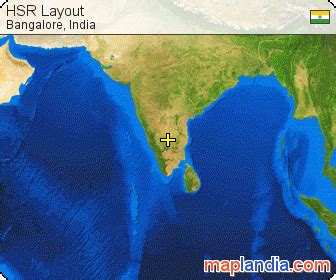 HSR Layout | Bangalore Google Satellite Map