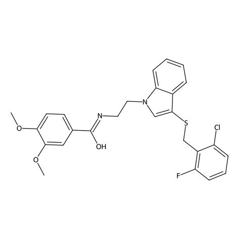 Buy N Chloro Fluorobenzyl Thio H Indol Yl Ethyl